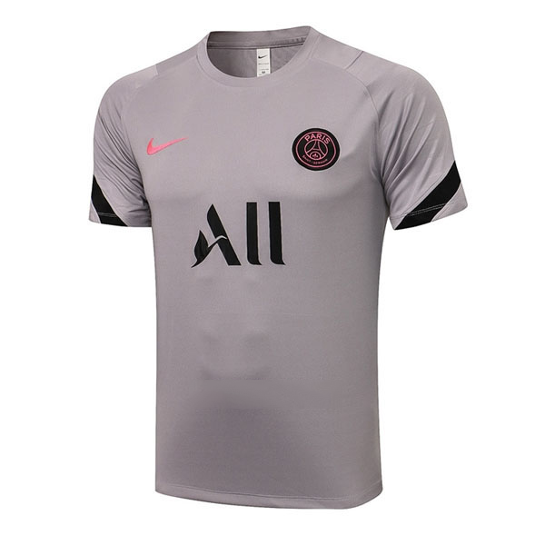 Trainingsshirt Paris Saint Germain 2021-2022 Grau Günstige Fußballtrikots